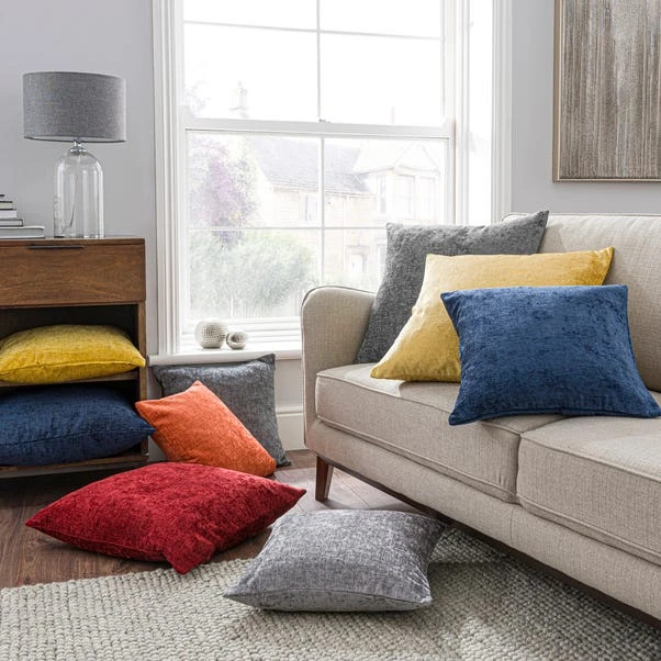 Chenille Square Cushion - Image 5