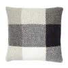 Woven Check Cushion Cover