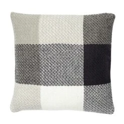Woven Check Cushion Cover