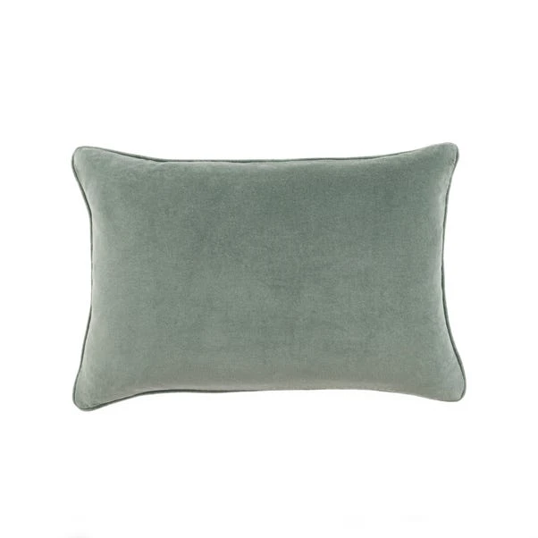 Clara Cotton Velvet Rectangle Cushion - Image 10