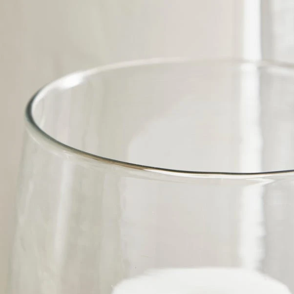 Churchgate Wood Glass Hurricane Candle Holder - Image 5