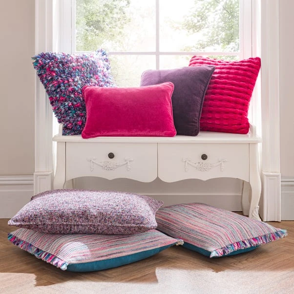 Clara Cotton Velvet Rectangle Cushion - Image 9