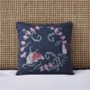 Dorma Winter Garden Navy Square Cushion