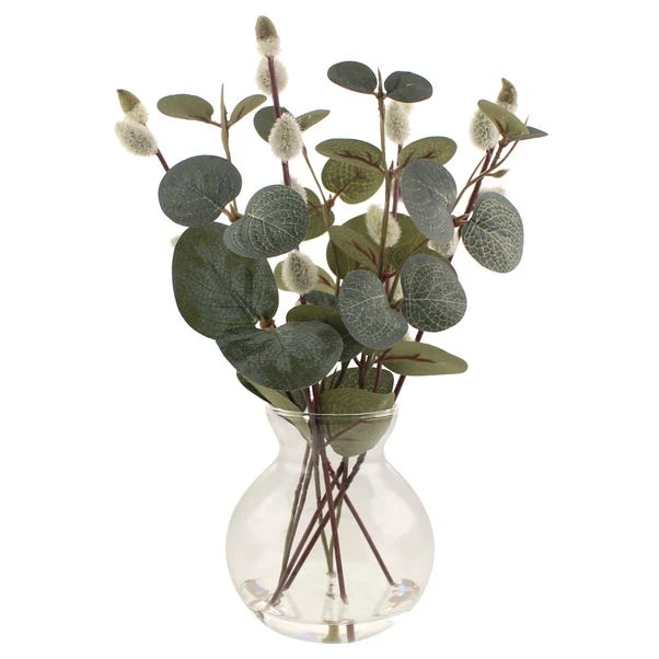 Churchgate Artificial Eucalyptus Pussy Willow Stems - Image 5