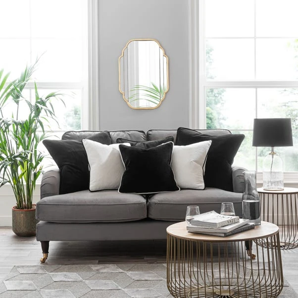 Clara Contrast Piping Cushion - Image 9