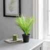 Artificial Parlour Plant In Black Plant Pot