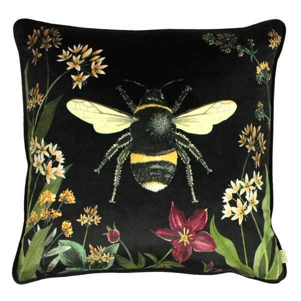 Midnight Garden Bee Cushion - Image 2