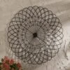 Black Spiral Indoor Outdoor Wall Art