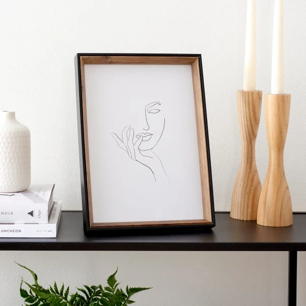 Fulton Natural And Black Photo Frame - Image 4