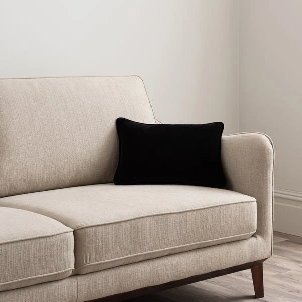 Clara Cotton Velvet Rectangle Cushion - Image 2
