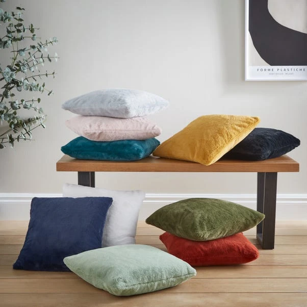 Adeline Faux Fur Cushion Cover - Image 10