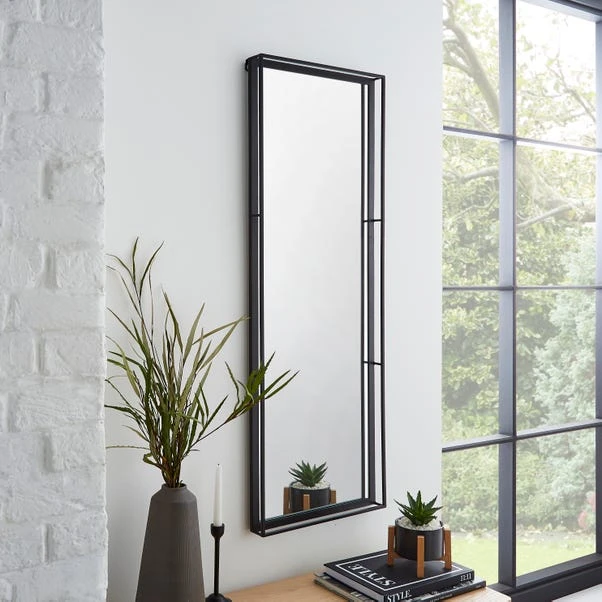 London Rectangle Indoor Outdoor Full Length Wall Mirror - Image 2