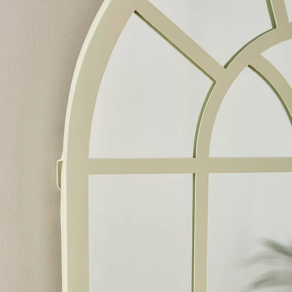 Country Arched Window Indoor Outdoor Wall Mirror - Image 4