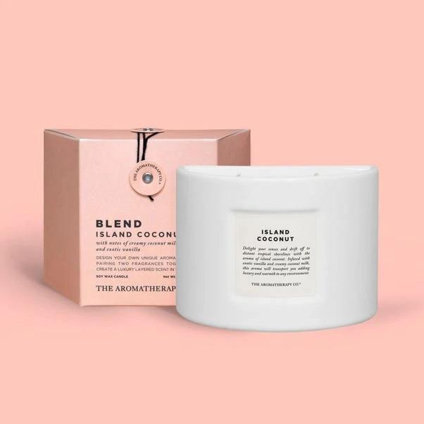 The Aromatherapy Co Blend Coconut Ceramic Candle - Image 2