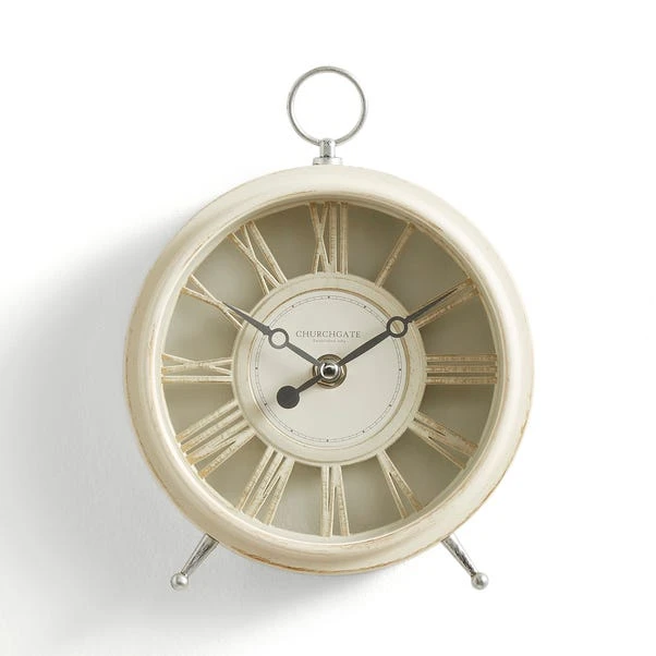 Churchgate Cream Mantel Clock - Image 3