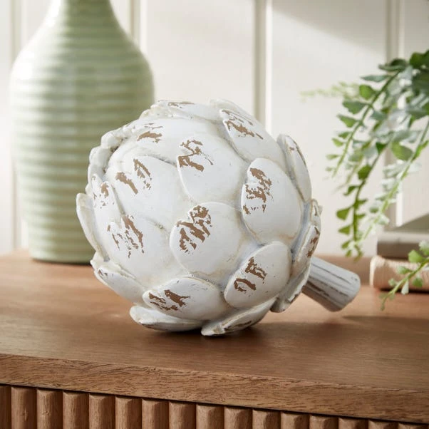 Distressed Artichoke Ornament