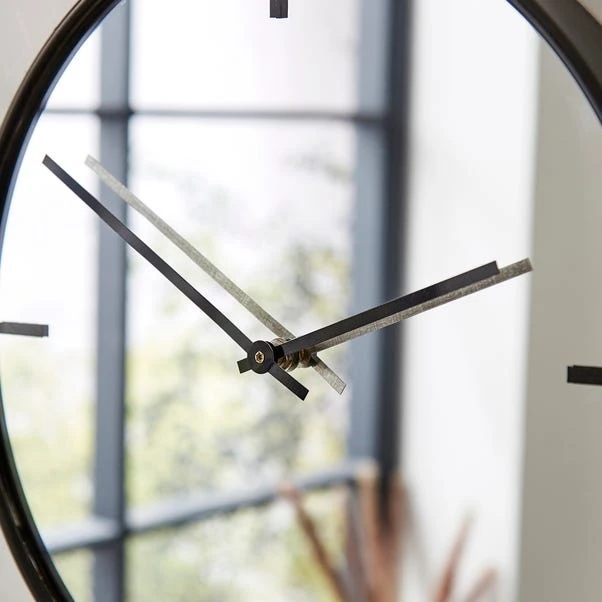 Elements Abstract Mirrored Wall Art Clock - Image 2