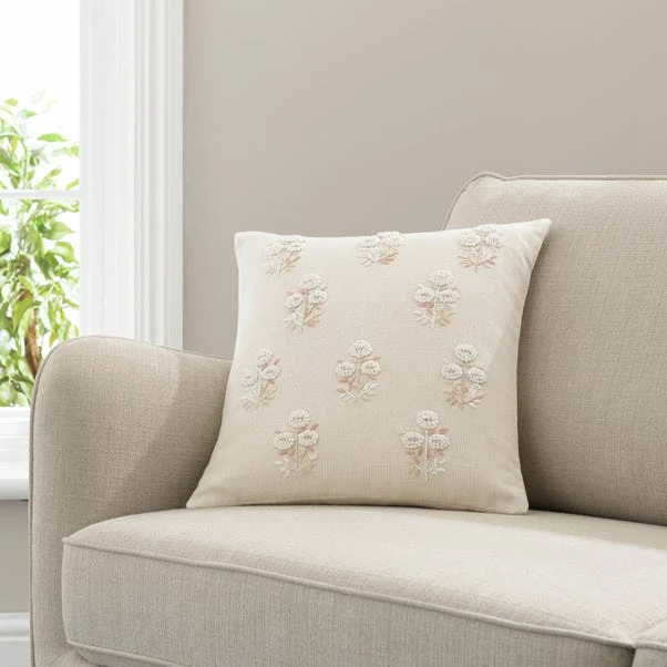 French Knot Floral Cushion Cover - Image 13