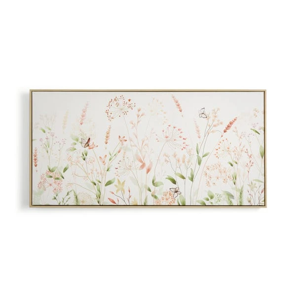 Floral Meadow Framed Canvas - Image 3