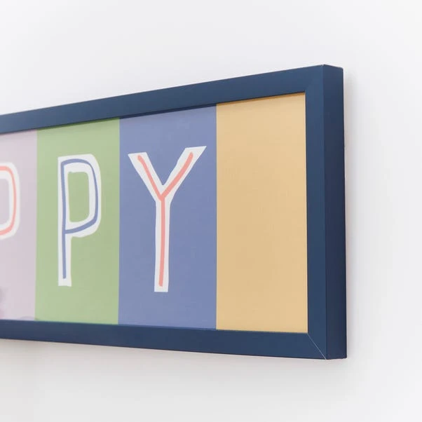 Happy Framed Print - Image 2