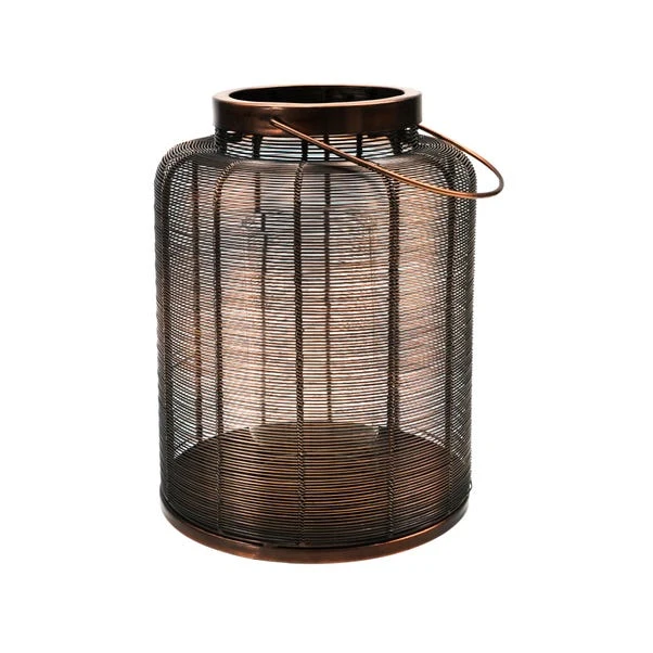 Hampton Woven Metal Lantern - Image 2