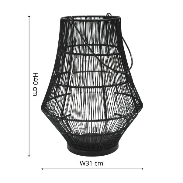 Portofino Curve Wirework Lantern - Image 3