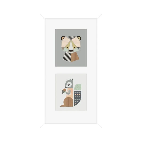 The Art Group Bear & Squirrel Framed Print - Image 2