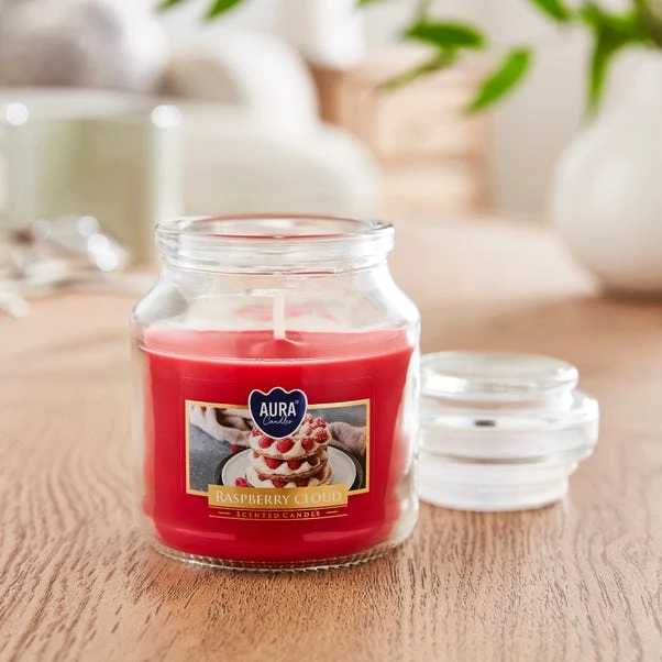 Raspberry Cloud Jar Candle - Image 2