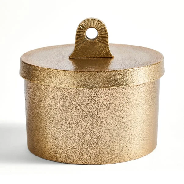 Aluminium Gold Jar Ornament - Image 3