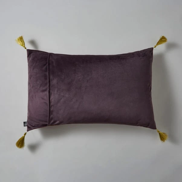 Flamingo Embroidery Cushion Magenta - Image 5