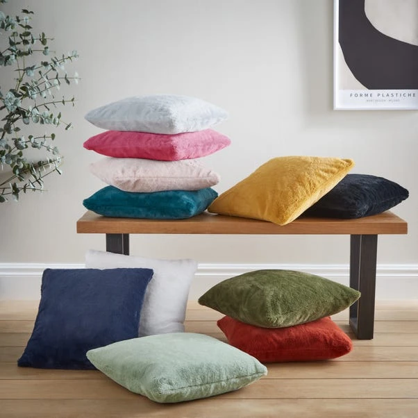 Adeline Faux Fur Cushion Cover - Image 4