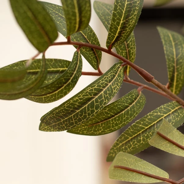 Artificial Olive Tree In White Ceramic Plant Pot - Image 2
