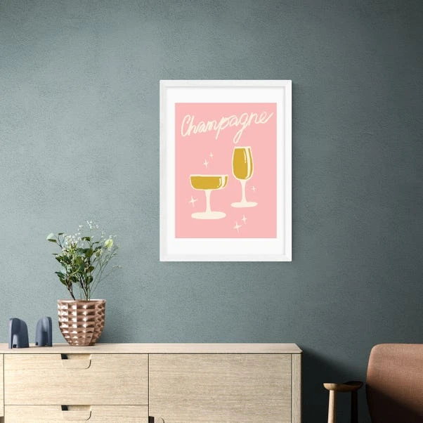 East End Prints Champagne Framed Print - Image 19