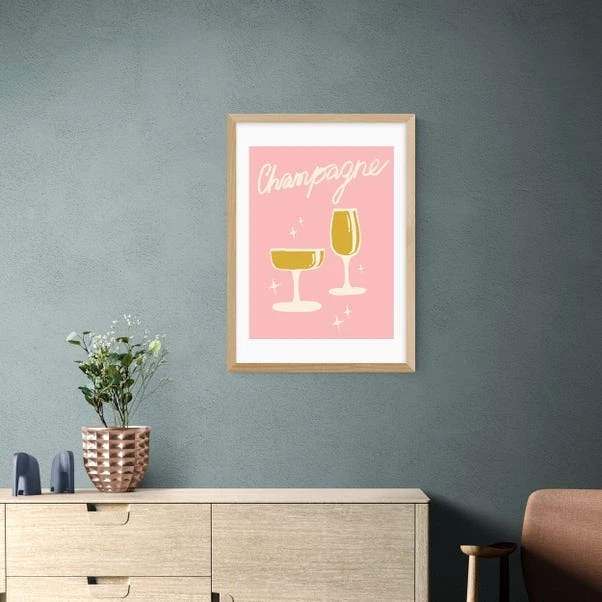 East End Prints Champagne Framed Print - Image 13