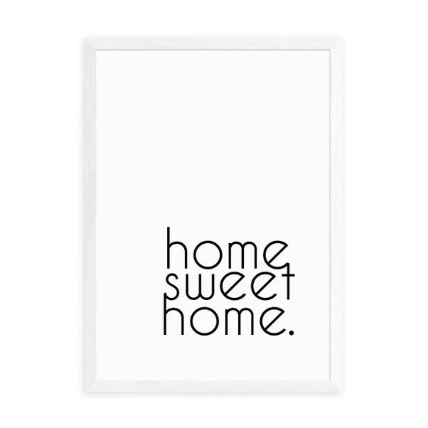 East End Prints Home Sweet Home Framed Print - Image 4
