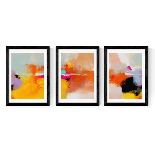 Set Of 3 East End Prints Yellow Blush Gallery Wall Framed Prints - Image 8