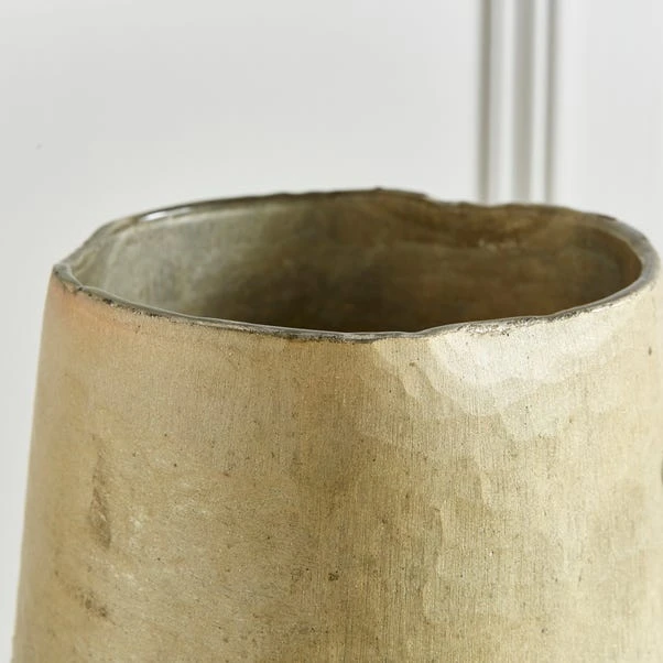 Recycled Glass Gold Foil Vase - Image 2