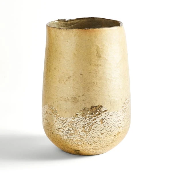 Recycled Glass Gold Foil Vase - Image 3