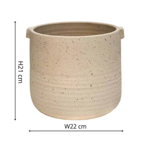 Aurora Terrazzo Handled Plant Pot - Image 16