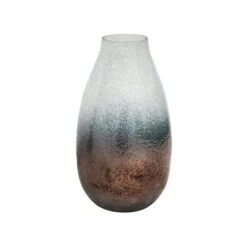 Verre Snowdrop Frosted Glass Vase