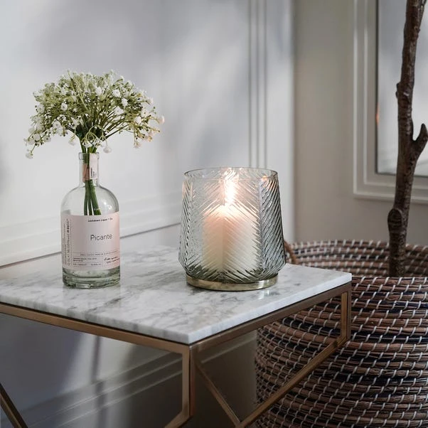 Elm Embossed Candle Holder - Image 2