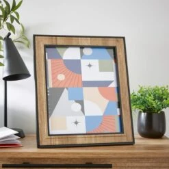 Bryant Natural And Black Photo Frame