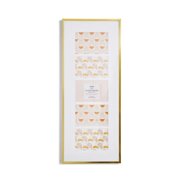 Skinny Metal Panel Multi Photo Frame - Image 3
