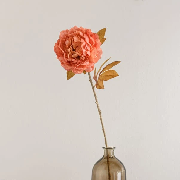 Artificial Dried Pink Peony Stem - Image 2