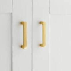 Set Of 2 Squared Edge 12cm D Bar Door Handles