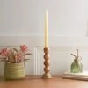 Wooden Candlestick Holder
