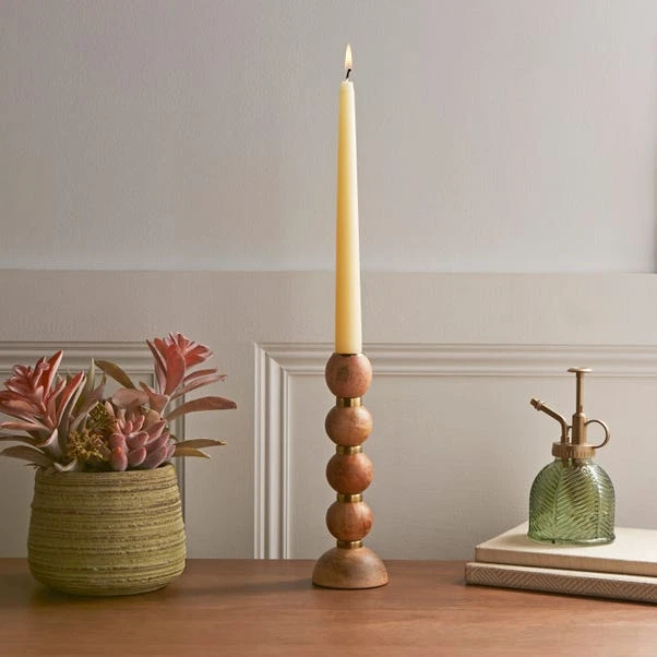 Wooden Candlestick Holder - Image 2