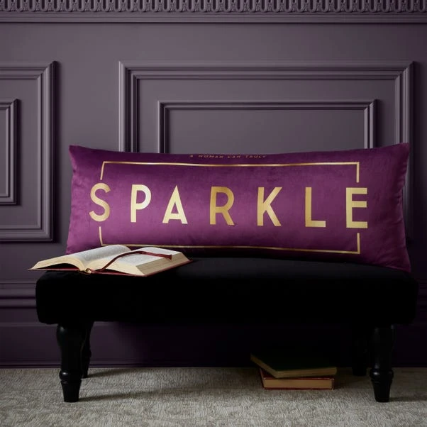 Bridgerton By Catherine Lansfield Sparkle Within Cushion - Image 2