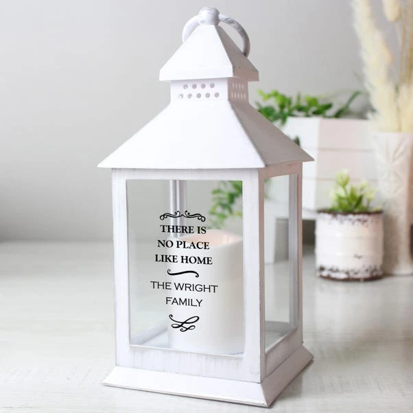 Personalised Antique Scroll Lantern
