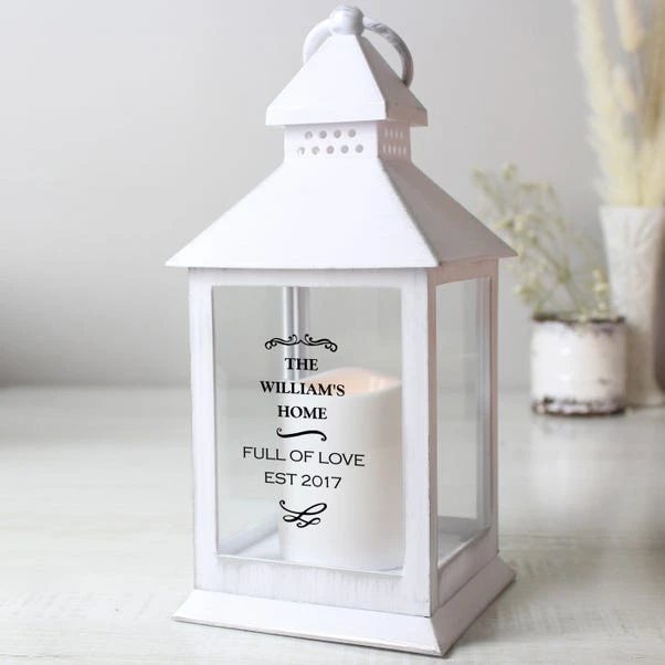 Personalised Antique Scroll Lantern - Image 3
